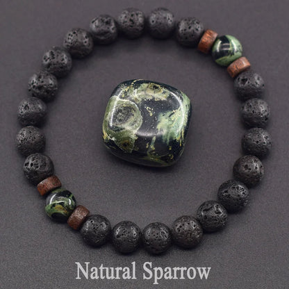 Lava Stone Men Bracelet Natural Labradorite Moonstone Bead Tibetan Buddha Bracelet Chakra Oil Diffuser Bracelet Men Jewelry